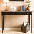 thumbnail image 7 of SEI Furniture Parker 2-Drawer Writing Desk in Satin Black, 7 of 7