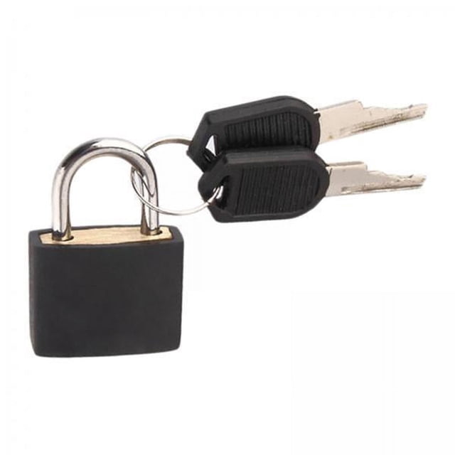 jifeng Small Lock Set, Protection Against Theft, Plastic Housing for Compartment, Jewelry Box, Anthracite , Black, 2 Pcs