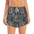 thumbnail image 2 of Balery Snake Pantalones cortos deportivos para mujer con forro y dos bolsillos, elásticos, para entrenamiento, gimnasio, yoga-XX-Large, 2 of 7