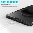 thumbnail image 6 of Dteck Case for Samsung Galaxy A9 Plus 11-inch 2023 (X210,X215,X216,X218),Heavy Duty Armor 3-Layer Protection Case Rotating Kickstand Cover with Hand Strap,Black, 6 of 8