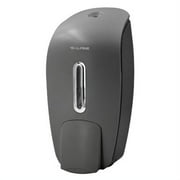 Alpine Industries 800 ml Gray Surface Mounted Liquid Hand Soap and Sanitizer Dispenser