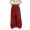 Wine, variant on GrmtClth Plush Wide Leg Pants for Women Fluffy Lightweight Comfy Long Pants Stylish Fuzzy Thermal Elastic Waist Bottoms Black M