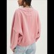thumbnail image 5 of Sudaderas para Mujer, Suéteres de Cuello Redondo de Gran Tamaño, Blusas de Larga, Ropa de Otoño Invierno 2025 Rosa M, 5 of 10