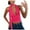 Hot Pink, variant on Women's Halter Tie-Neck Plunge Crop Top Adjustable Long Strap Bodysuit with Deep V-Neck for Summer & Casual Wear（Black， M）