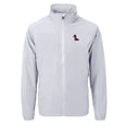 thumbnail image 2 of Men's Cutter & Buck  Gray Ole Miss Rebels Big & Tall Charter Eco Knit Recycled Full-Zip Jacket, 2 of 3