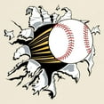 thumbnail image 3 of CafePress - Baseball Burster Light T Shirt - Men's Classic Graphic T-Shirt, 3 of 4