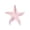 Pink, variant on Crystal Starfishs Figurines Desk Decorations Glass Sea Star Statue Beach Themed Ornament Collectible Crafts