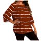 thumbnail image 3 of TaTaai Women's Gradient Print Long Sleeved T-shirt, Plus Size Round Neck Top, Lightweight Soft Design, All Seasons Wear, Casual Daily Party Work Dating Home Outfit Gift, 3 of 6