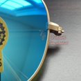 thumbnail image 5 of RB-Hip Hop-sunglasses Aviator Blue Flash Lenses RB3025 Gold Frame 58 / 62 Unisex New, 5 of 5