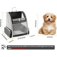 thumbnail image 2 of Queilt (Black) Innovative Traveler Bubble Backpack Pet Carriers for Cats and Dogs, 2 of 5