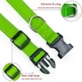 thumbnail image 3 of YSTINNG Reflective Dog Collar with Buckle Adjustable Safety Nylon Collars for Small Medium Large Dogs, Grass Green XS YD72-065, 3 of 7
