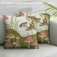 thumbnail image 3 of Creowell Frogs Mushroom Pillow Covers  Throw Pillow Covers Frogs Decorative Pillow Case Modern Home Decor for Sofa Couch Bed, 3 of 5