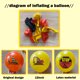thumbnail image 2 of Set de globos para fiesta de cuarto cumpleaños con temática de vehículos de construcción, 2 of 2