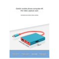 thumbnail image 2 of TYPE C HD Video Capture Card 4K Input Loop-Out Game Camera Live Recording USB 3.0 Docking Station, 2 of 5