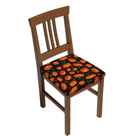 

Sigee Pumpkin Fallen Leaves for Square Chair Cushion Covers for Furniture Protector Couch Cushion Slipcovers-Six Piece
