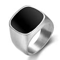 thumbnail image 2 of 16MM Black/Gold/Silver Ancient Band Men Women's 316 Stainless Steel Ring Sz 7-12, 2 of 6