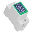 thumbnail image 4 of Medidor de riel DIN Bling Bling digital Voltímetro Amperímetro Monitor de energía eléctrica, 4 of 12