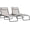 Cream White, variant on muzi Folding Chaise Lounge Chair, Patio Sun Tanning Chair, Outdoor Chaise Lounger with 4-Position Reclining Back, Breathable Mesh Seat for Beach, Poolside, Yard, Gray
