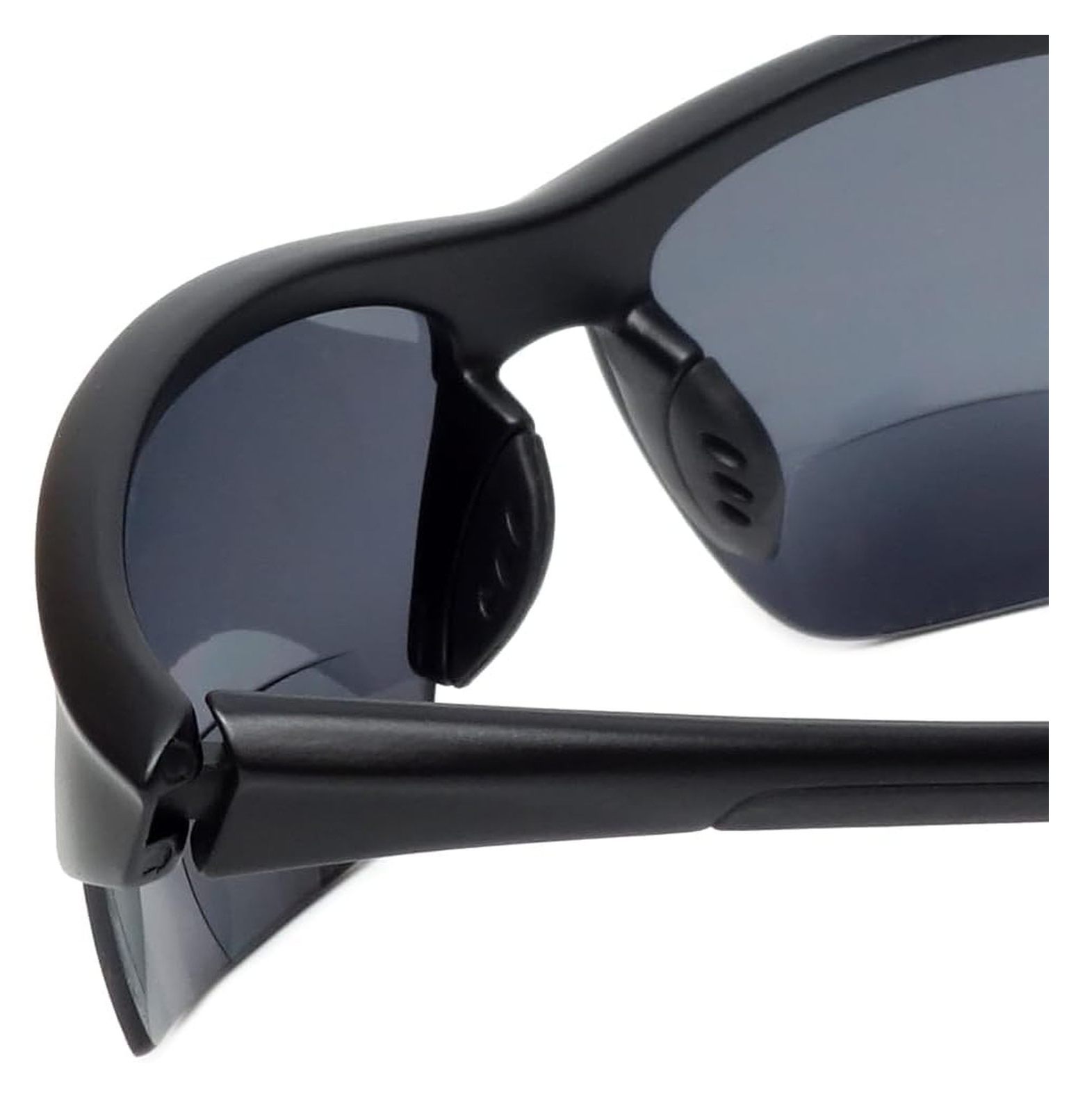 Sport 202BF Bifocal Reading Safety Glasses Readers Men Women Anti Fog Wrap Around Tinted UV Protection Semi-Rimless