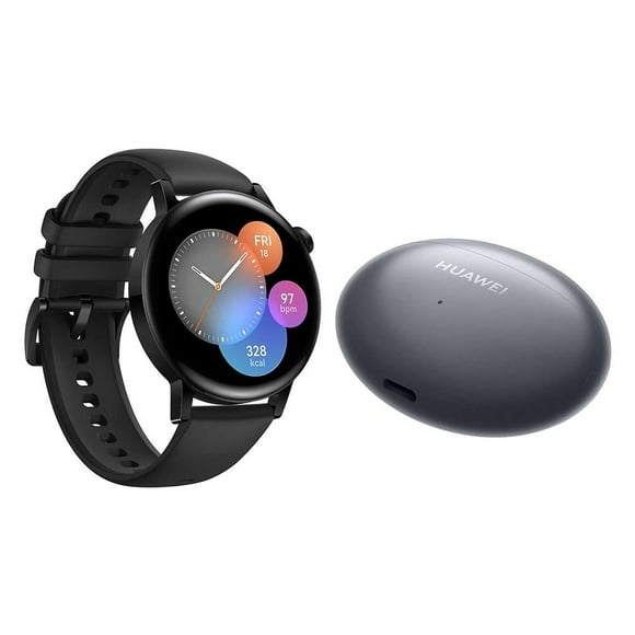 Reloj Inteligente Huawei Watch GT 3 42mm Negro más Freebuds 4i