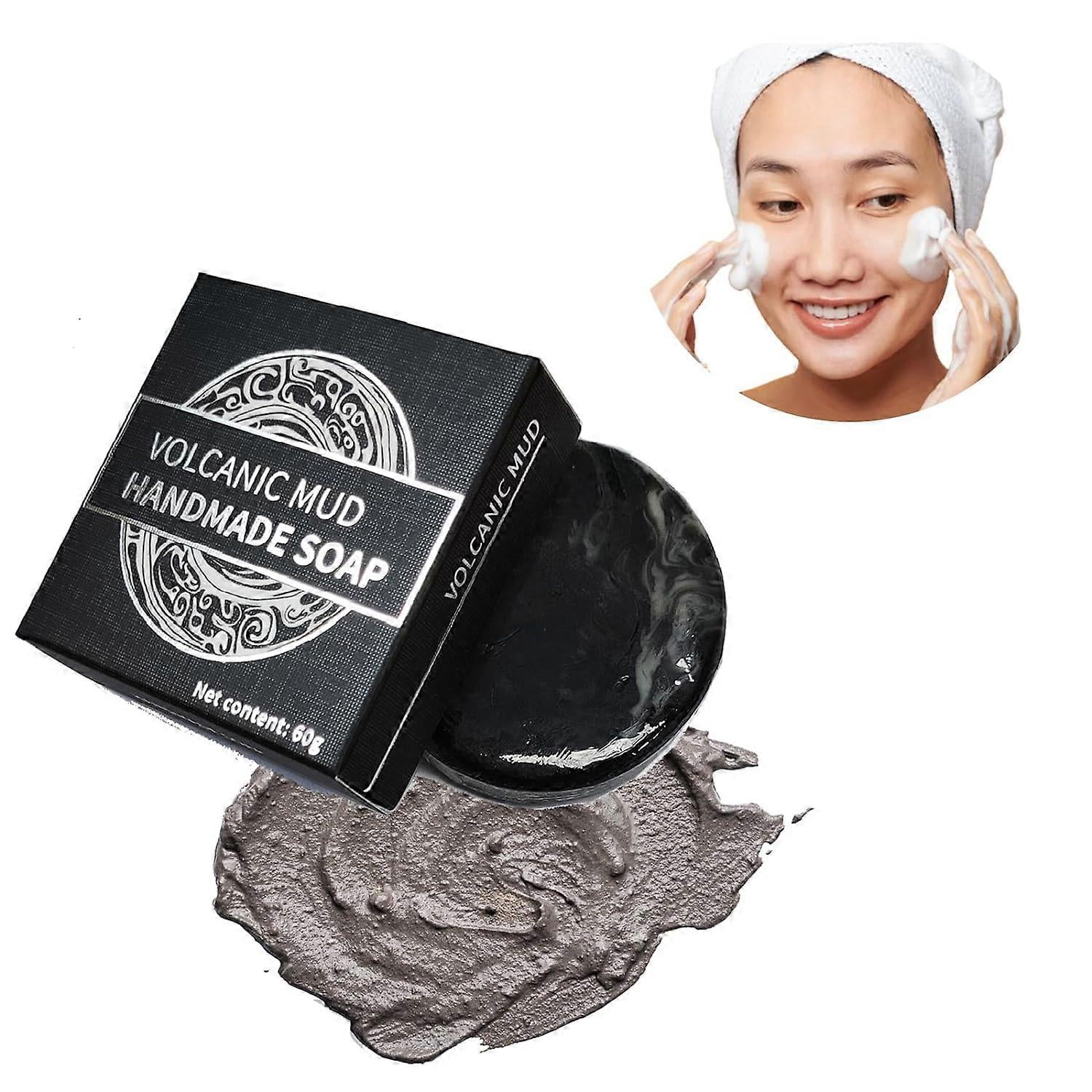 Ballboyz Face Soap Acne, Natural Volcanic Mud Soap, For Men Women