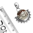 thumbnail image 2 of Natural Crazy Lace Agate Pendant 925 Sterling Silver Handmade Jewelry, 2 of 4