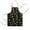 Halloween Black Colorful, variant on Halloween Black Doodle Elements Kids Aprons for Girls and Boys,Adjustable Neck Strap Toddler Aprons for Kids Cooking Baking,23.6"x19"