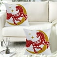 thumbnail image 5 of Throw Pillow Covers News Year Pillowcase Sofa Cushion Cover, 5 of 5