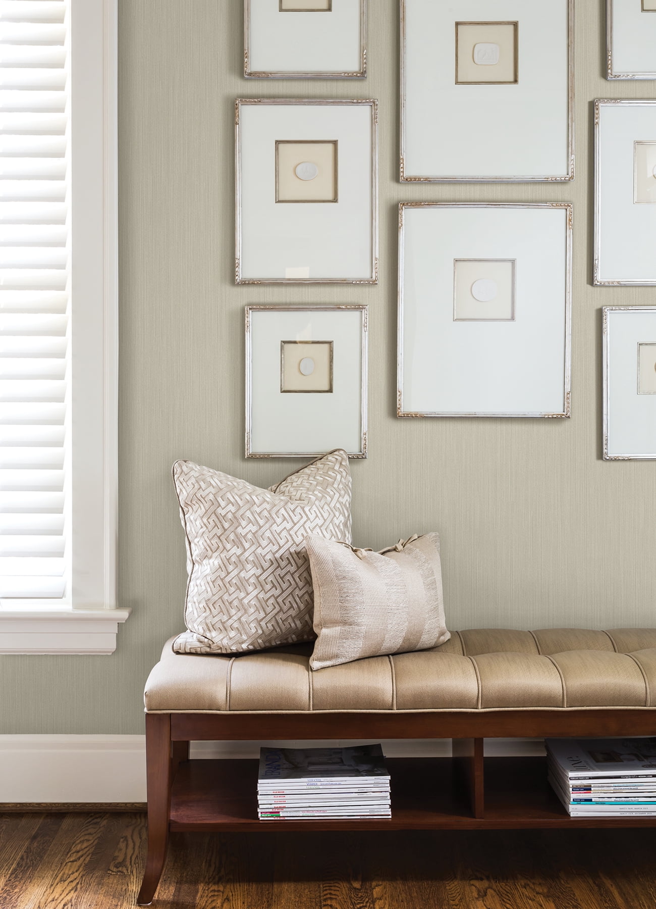 Sirpi Wallcoverings Pietra Off-White Silk Wallpaper