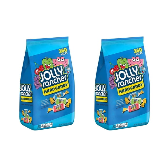 Jolly Rancher Hard Candy, Assorted, 5 Pound Bulk Candy, 2 Pack (360 Pieces)