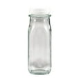 thumbnail image 3 of (3 pack) Plaid Surfaces Glass Milk Bottle, 9.46 oz Clear Customizable Bottle for DIY Arts and Crafts Projects, 3 of 9