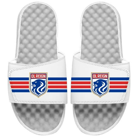 

Men s ISlide White OL Reign Stripes Slide Sandals