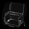 thumbnail image 2 of Acrylic Donation Box, Suggestion Box, Acrylic Ballot Box With Comment Lock, Voting Ballot Box, Election Ballot Box, Lucky Draw Ballot Box, Business Ca, 2 of 4