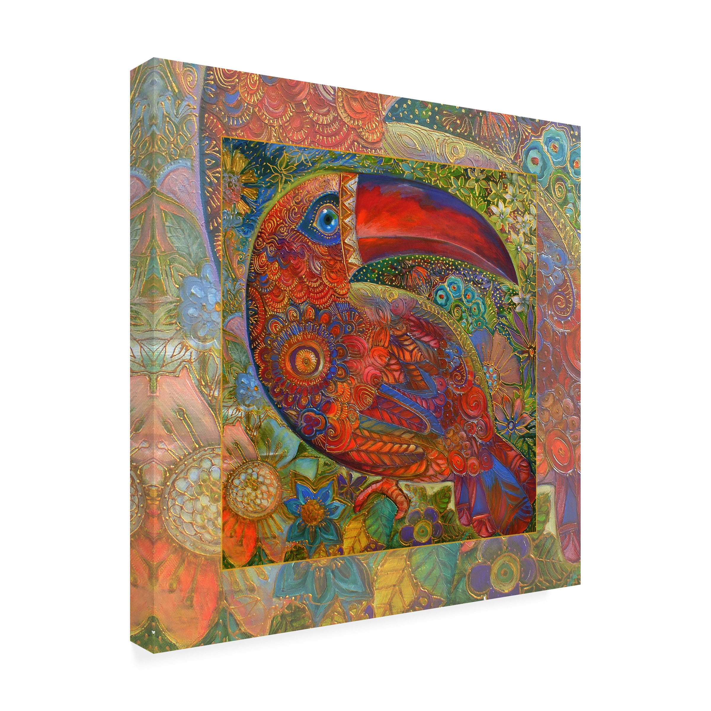 Trademark Fine Art 'Tukan 1' Canvas Art by Oxana Ziaka