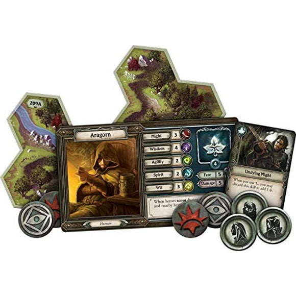 The Lord of the Rings Journeys in Middle-earth Board Game | Strategy Game | Adventure Game for Adults and Teens | Ages 14+ | 1-5 Players | Avg. Playtime 60+ Mins | Made by Fantasy Flight Gam