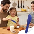 thumbnail image 5 of 4Pcs Plastic Butter Spreader, Multi Purpose Butter Spreader Versatile Kitchen Frosting Knives Sets Spreaders for Cheese Cream Icing, 3Pcs Blue-B, 5 of 5