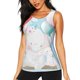 thumbnail image 1 of Balery Cute Elephant Camiseta sin mangas estampada ligera para mujer, tops de entrenamiento sin mangas, camisetas de yoga transpirables de secado rápido.-XX-Large, 1 of 7