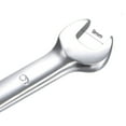thumbnail image 5 of Uxcell 9mm Combination Wrench with Offset Box End and Angled Open End, Metric Mirror-Chrome Plated High Carbon Steel, 5 of 5