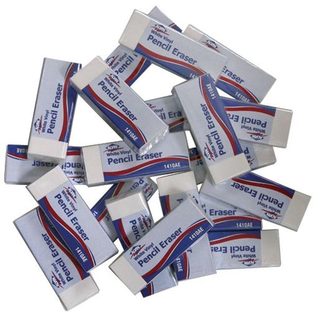 Alvin 1410AE White Vinyl Pencil Eraser 20pc