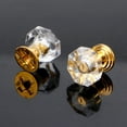 thumbnail image 2 of HGYCPP 10PC Diamond Shape Crystal Glass Cabinet Knob Drawer Pull Handle For Jewelry Box, 2 of 12