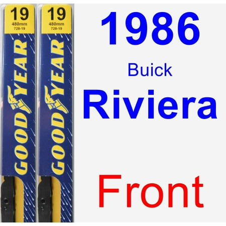 - 1986 Buick Riviera Wiper Blade Set/Kit (Front) (2 Blades) - Premium