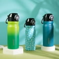 thumbnail image 4 of BJPKPK 18oz Stainless Steel Water Bottle with Straw, Insulated Water Bottle with Leak Proof Lid, Sky Blue Leopard, 4 of 7