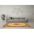 thumbnail image 3 of Ahgly Company Indoor Rectangle Abstract Brown Modern Area Rugs, 3' x 5', 3 of 4