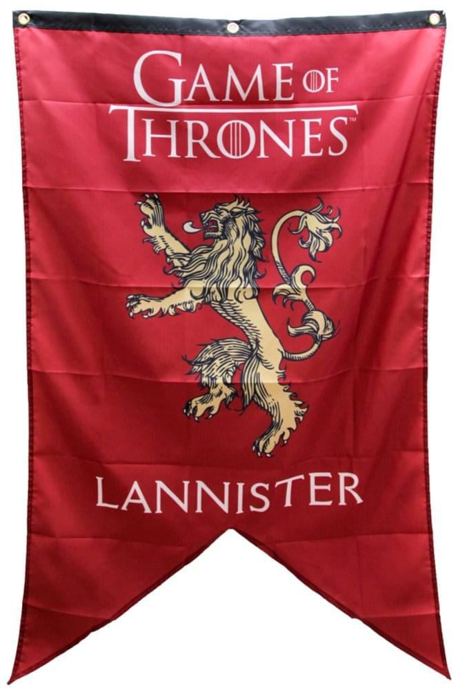 Fabric Poster Print Game of Thrones House Stark Banner Flag Decor 48x150CM USA 
