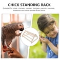 thumbnail image 3 of CIMAXIC Creative Chicken Standing Rack Pet Bird Perch Hen Rooster Stand Chick Toy,13.58"X10.43"X7.28", 3 of 4