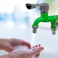 thumbnail image 4 of Outdoor Garden & Home Dual-Handle Brass Faucet - 90° Double Valve, External Control, Corrosion-Resistant, Leak-Proof, 1/2 Inch Thread, 1.6Mpa Working Pressure, Durable Replacement for Garden/Kitchen,, 4 of 4
