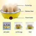 thumbnail image 2 of Egg Cooker and Egg Boiler 7 Egg Capacity 3-in-1 Electric Cooked Egg, Vegetable Steamer, Poacher, Scrambled Egg, 2 of 5