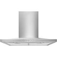 thumbnail image 1 of Slim Pyramid Wall Mounted Range Hood - with LED Light, 30", Stainless Steel, 1 of 2