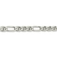 thumbnail image 2 of Auriga Fine Jewelry 925 Sterling Silver 7.75 mm Figaro Anchor Chain Necklace for Men 24", 2 of 6