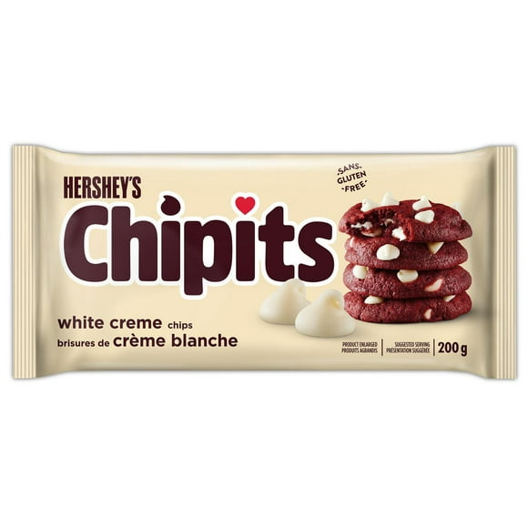 HERSHEY'S CHIPITS White Creme Baking Chips, 200g